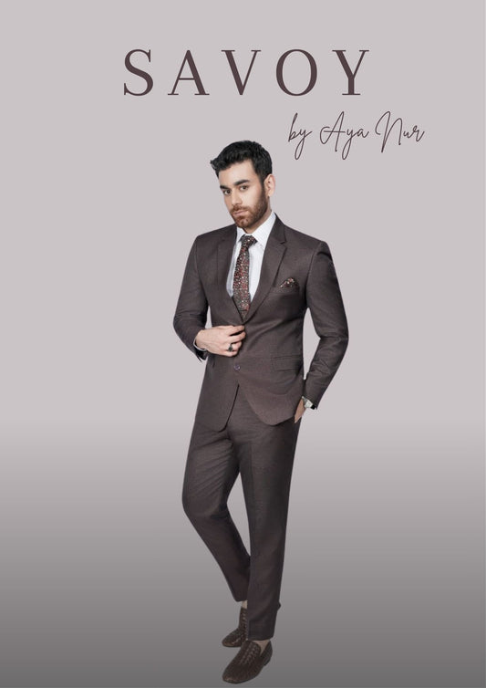 Savoy – Bespoke Brown 2 Piece Suit | Tailored Men’s Wedding & Formal Suit UK