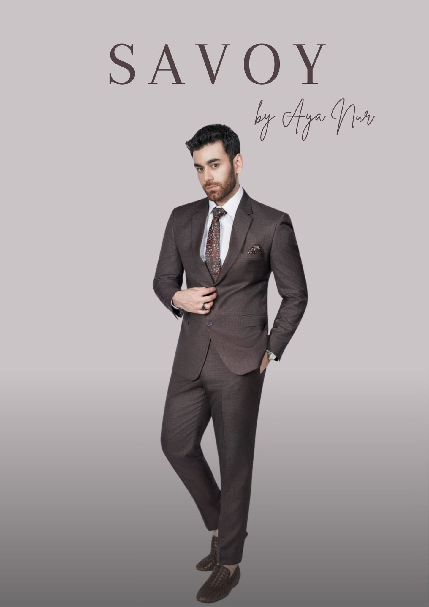 Savoy – Bespoke Brown 2 Piece Suit | Tailored Men’s Wedding & Formal Suit UK